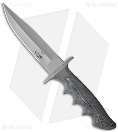 Hazen Knives Sergeant Major Fixed Blade Knife Micarta (6" Bead Blast) SMJ04