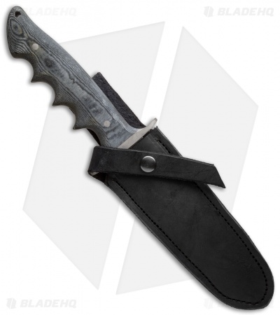 Hazen Knives Sergeant Major Fixed Blade Knife Micarta (6" Bead Blast) SMJ04