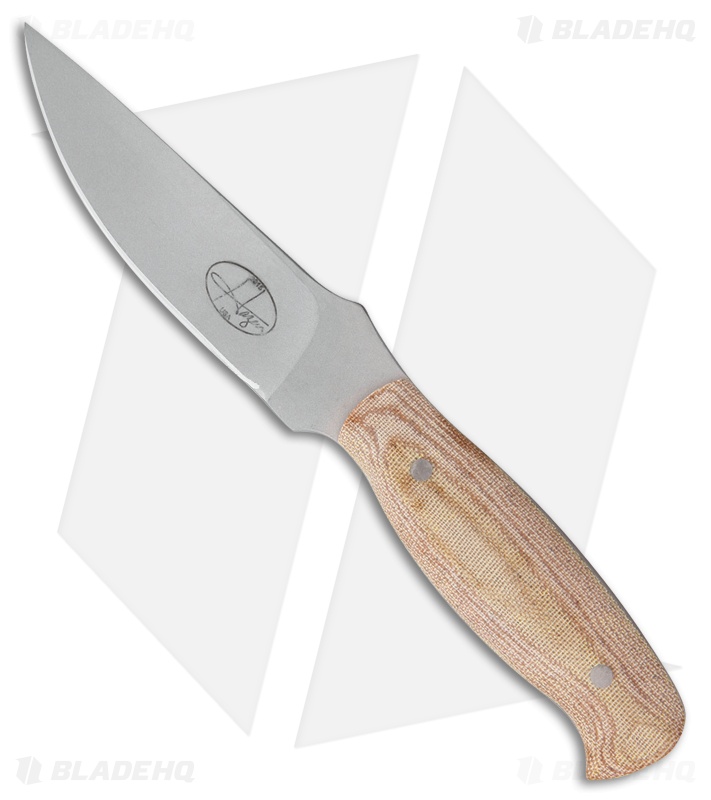 Hazen Knives Spry Fixed Blade Knife Tan Micarta (4.25" Bead Blast)