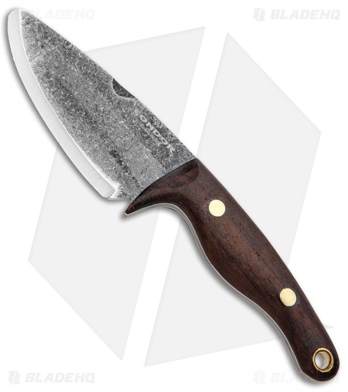 Condor Kimen Fixed Blade Neck Knife Walnut (3.25" Scandi) CTK801-3.7HC