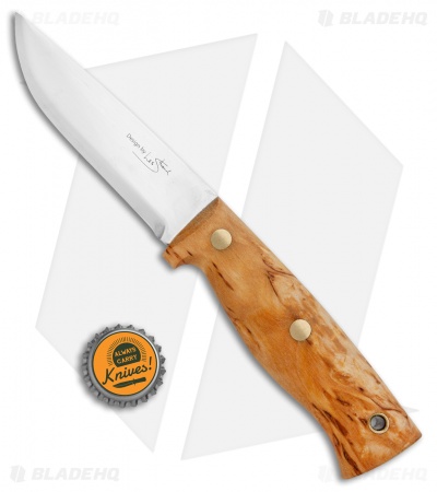 Helle Les Stroud Temagami Stainless Steel Survival Knife (4.25" Plain) #300