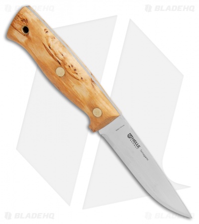 Helle Les Stroud Temagami Stainless Steel Survival Knife (4.25" Plain) #300