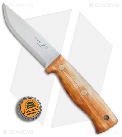 Helle Les Stroud Temagami Carbon Steel Survival Knife (4.25" Plain) #301