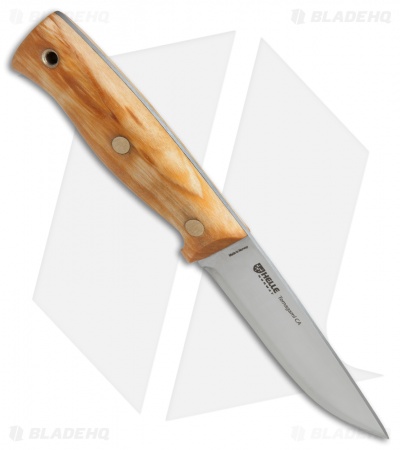 Helle Les Stroud Temagami Carbon Steel Survival Knife (4.25" Plain) #301