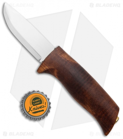 Helle Norway Spire Fixed Blade Knife Dark Birch (3.5" Satin)