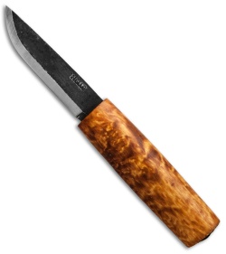 Helle Knives Saga Siglar Fixed Blade Knife Curly Birch (3.5" Two-Tone) #102