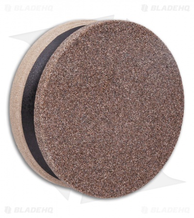 Straight Grain Supply Dual-Grit Round Sharpening Stone 80/220