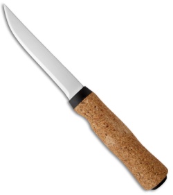 Helle Knives Hellefisk Knife Cork-Handled Fixed Blade (5" Plain) #120