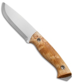 Helle Knives Utvaer Fixed Blade Knife Curly Birch (4" Polish) #600