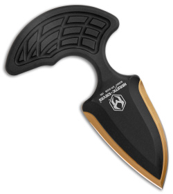 Heretic Knives Sleight Modular Push Dagger Knife Titanium Nitride (3" Two Tone)