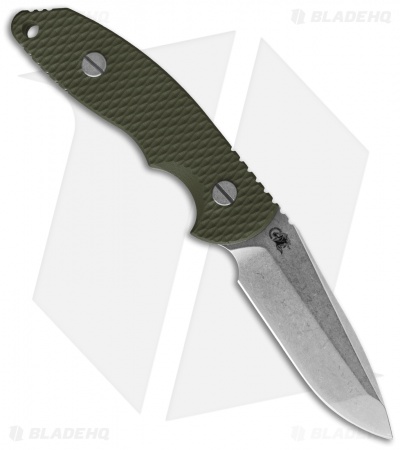 Hinderer Knives FXM 3.5" Fixed Blade Spanto Knife Green G-10 *No Sheath