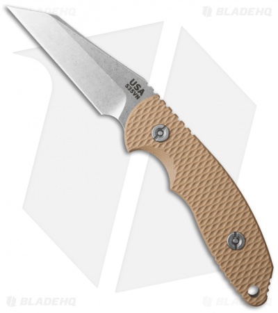 Hinderer Knives FXM 3.5" Wharncliffe Fixed Blade Coyote Brown w/ Kydex Sheath