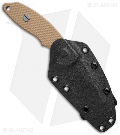 Hinderer Knives FXM 3.5" Wharncliffe Fixed Blade Coyote Brown w/ Kydex Sheath
