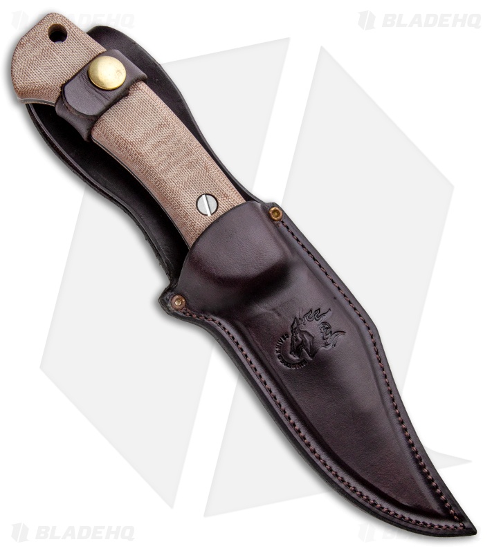 Hinderer The Ranch Bowie Micarta + DLC Clip Point Blade HQ