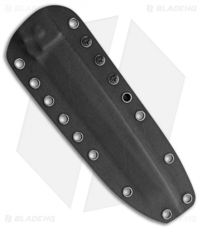Hoffner Knives Beast Fixed Blade Knife Black G-10 (7" Stonewash)