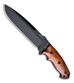 Hogue Knives EX-F01 Large Tactical Fixed Blade Knife Cocobolo (7" Plain) 35156