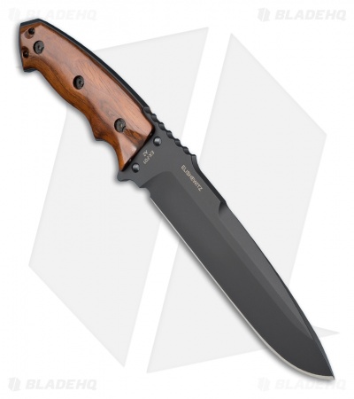 Hogue Knives EX-F01 Large Tactical Fixed Blade Knife Cocobolo (7" Plain) 35156