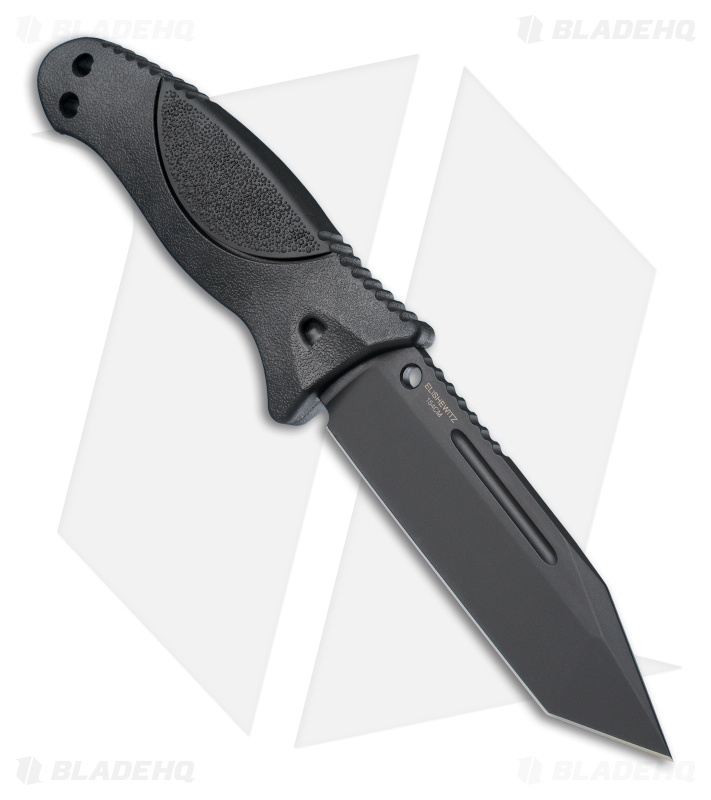Hogue Knives EX-F02 Tanto Fixed Blade Knife Black (4.5" Black A2) 35240