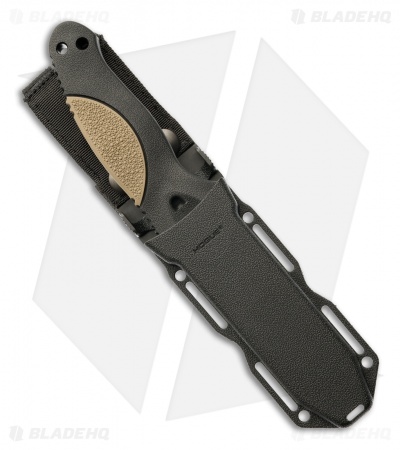 Hogue Knives EX-F02 Clip Point Fixed Blade Flat Dark Earth (4.5" Black) 35253