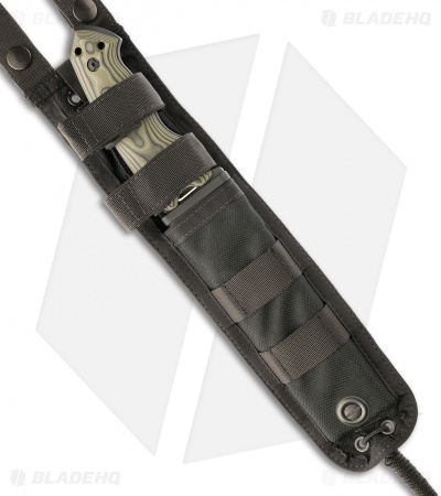 Hogue Knives EX-F01 Tactical Fixed Blade Knife Green G10 (5.5" Black) 35178