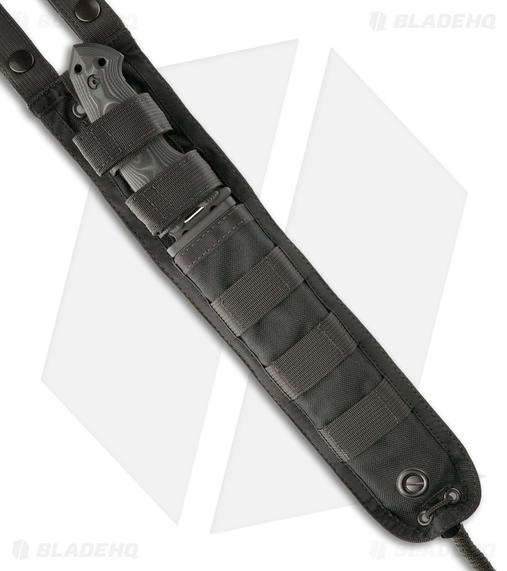 Hogue Knives EX-F01 Large Tactical Fixed Blade Black G10 (7" Plain) 35159*DISC*