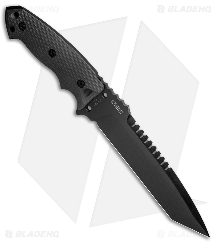 Hogue Knives EX-F01 Large Tanto Fixed Blade Black G-10 (7" Black) 35109