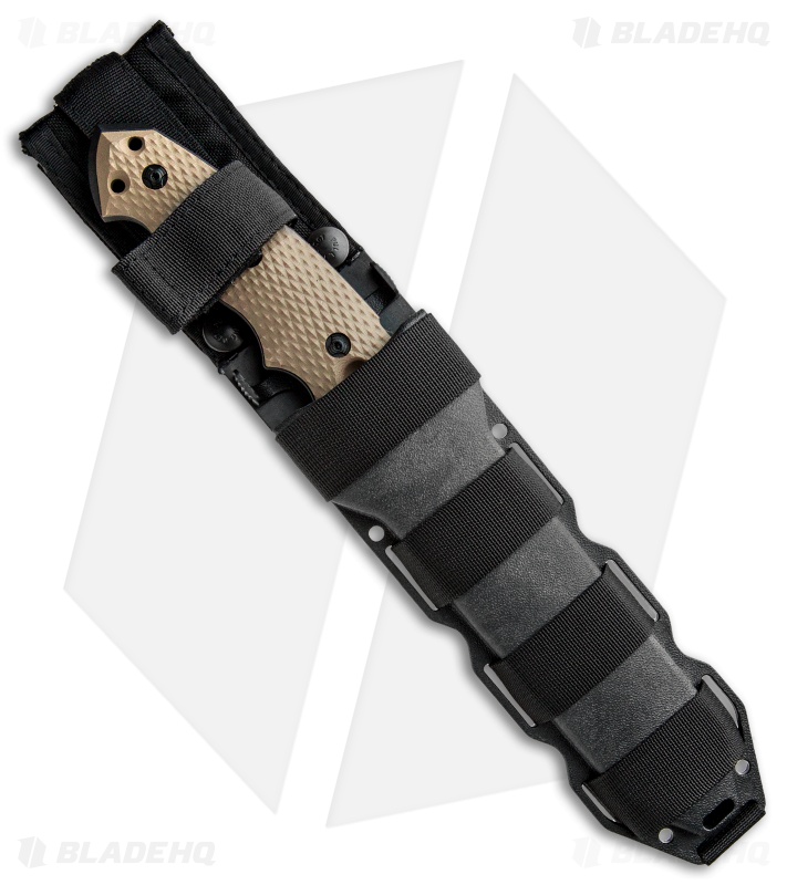Hogue Knives EX-F01 Large Tanto Fixed Blade FDE G-10 (7" Black) 35108