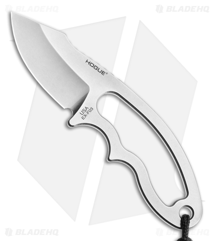 Hogue Knives EX-F03 Clip Point Neck Knife (2.25" Stonewash) 35370
