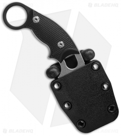 Hogue Knives EX-F03 Clip Point Karambit Knife Black G-10 (2.25" SW) 35339