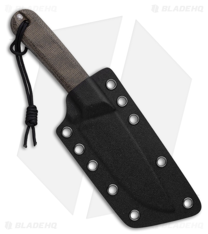 The James Brand Hell Gap Fixed Blade Knife OD Green Micarta (3.6" Satin)