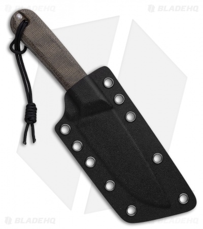 The James Brand Hell Gap Fixed Blade Knife OD Green Micarta (3.6" Satin)
