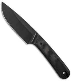 The James Brand Hell Gap Fixed Blade Knife Black Micarta (3.6" Black)