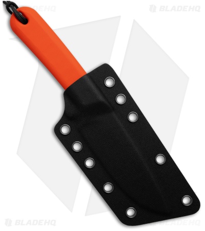 The James Brand Hell Gap Fixed Blade Knife Orange G-10 (3.6" Satin)