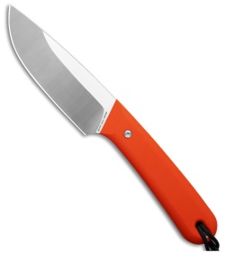 The James Brand Hell Gap Fixed Blade Knife Orange G-10 (3.6" Satin)