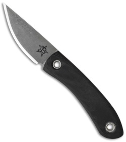 JB Knife & Tool Companion Fixed Blade Knife Black G-10 (2.3" Acid SW)