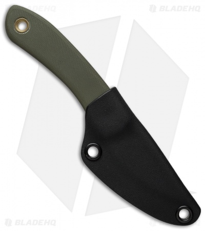 JB Knife & Tool Companion Fixed Blade Knife OD Green G-10 (2.3" Satin)