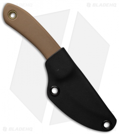 JB Knife & Tool Companion Fixed Blade Knife Brown G-10 (2.3" Acid SW)