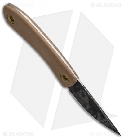 JB Knife & Tool Companion Fixed Blade Knife Brown G-10 (2.3" Acid SW)