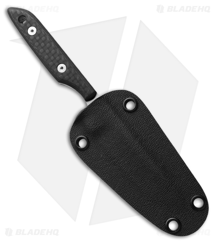 Jeff Hall Custom Neck Knife Carbon Fiber (2.125" Satin) 