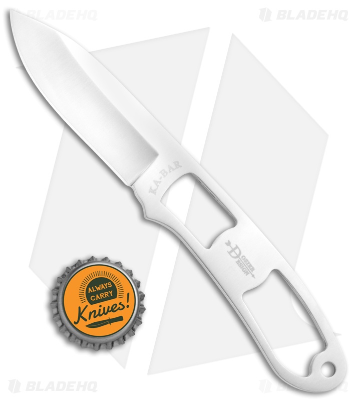 Ka-Bar Dozier Knives Skeleton Fixed Blade Knife (2.625" Satin) 4073BP