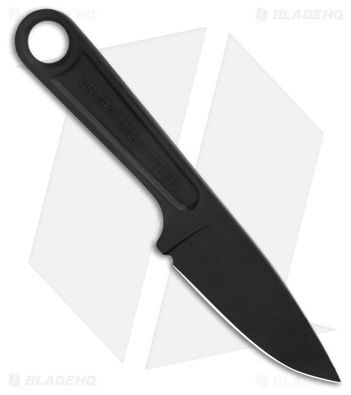 Ka-Bar Forged Wrench Knife Fixed Blade Black Steel (3.125" Black) 1119BK