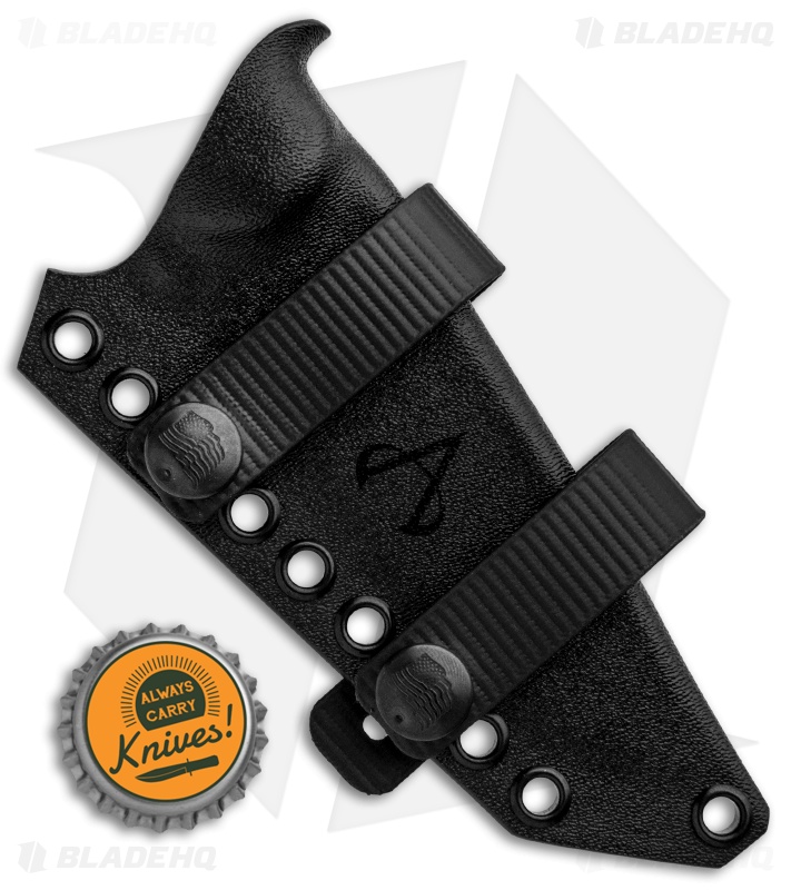Armatus Carry Ka-Bar Short Becker BK16 Architect Sheath Flat Black Kydex
