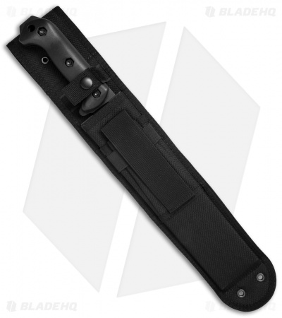 Ka-Bar Becker Bundok Bowie Fixed Blade Knife (10.875" Black) BK20