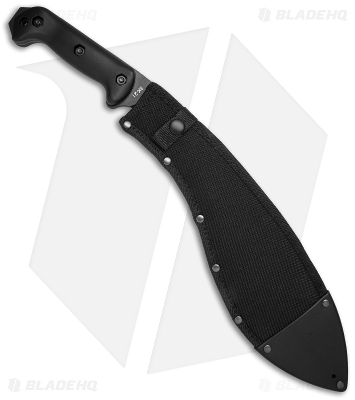Ka-Bar Becker/Reinhardt Kukri Fixed Blade Knife (13.25" Black) BK21