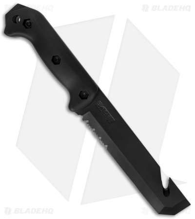 Ka-Bar BeckerTac Tool Knife Machete (7" Black Serr) BK3