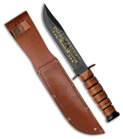 Ka-Bar Bowie Full Size USMC Operation Enduring Freedom Knife (7&quot; Black) 9169 | 64822