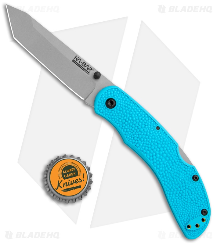 Ka-Bar USSF Space Force Corser Folder Tanto Knife Blue GFN (3.5" Gray) 5698SF