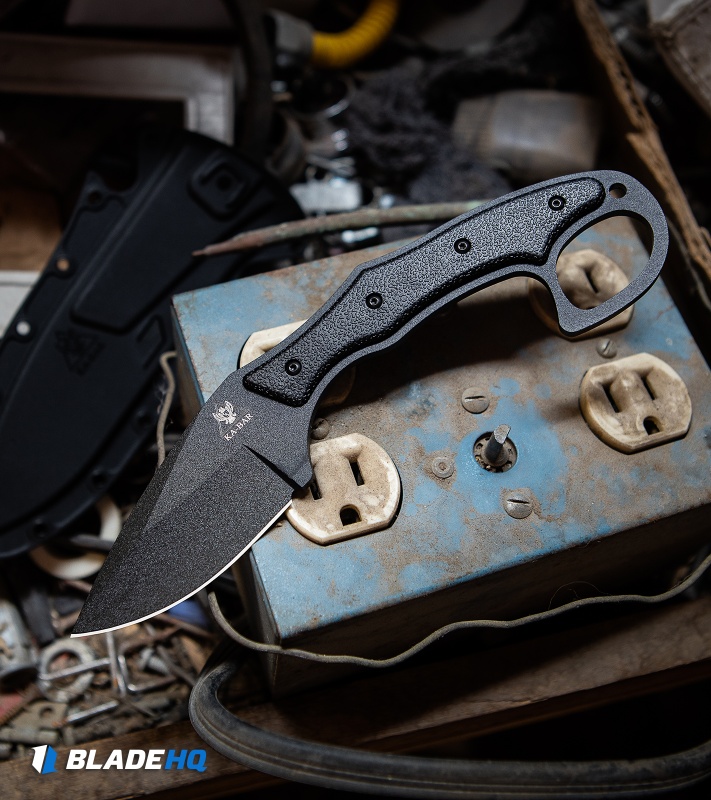 Ka-Bar TDI Pocket Strike Fixed Blade Knife (3.18" Black) 2491