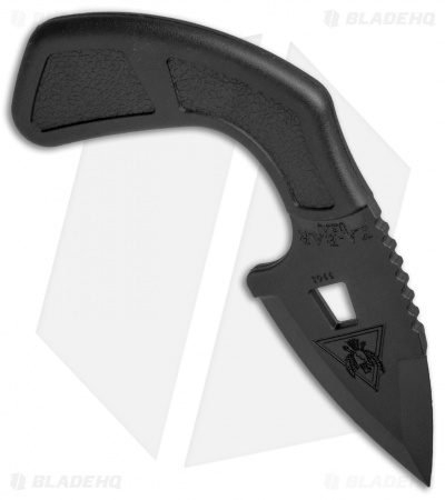 Ka-Bar TDI Shark Bite Fixed Blade Knife (2.6" Black Ultramid) 9908
