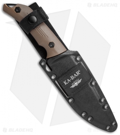 Ka-Bar Jarosz Turok Fixed Blade Knife Coyote (6.25" Black) 7503